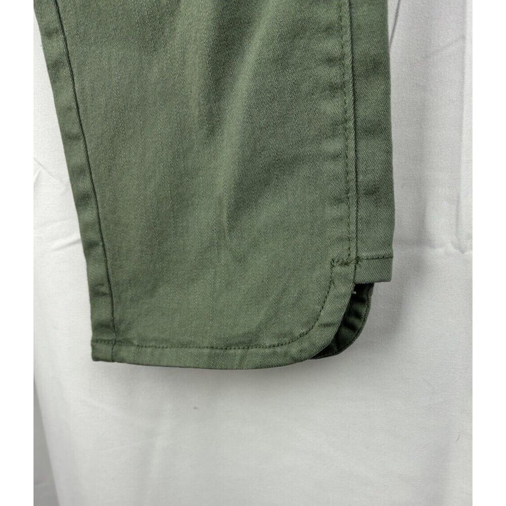 Pilcro And The Letterpress Stet Fit Skinny Jeans Size 29 Green Slit Ankle Casual - Picture 4 of 12